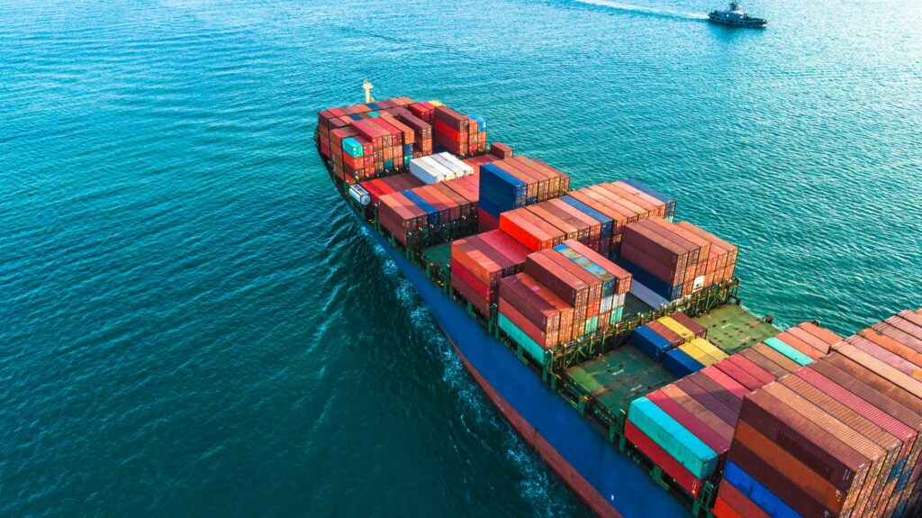 shipping cargo containers overseas
